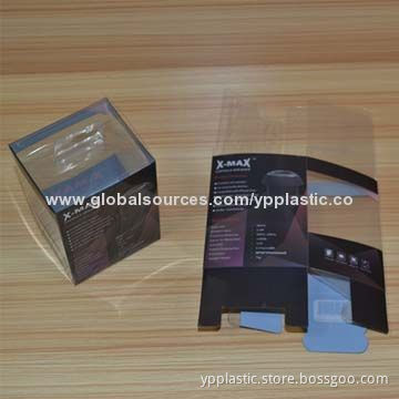 30-micron PVC Plastic Favor Box with UV Offset Printing Logo, Customized Sizes/Designs are Accepted